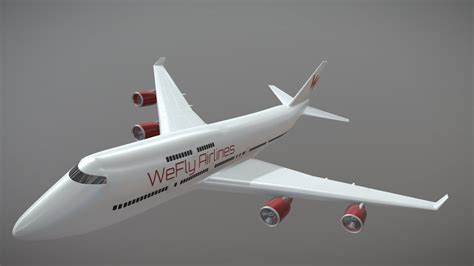 Boeing 747 - Download Free 3D model by amanda_98 [d234e31] - Sketchfab