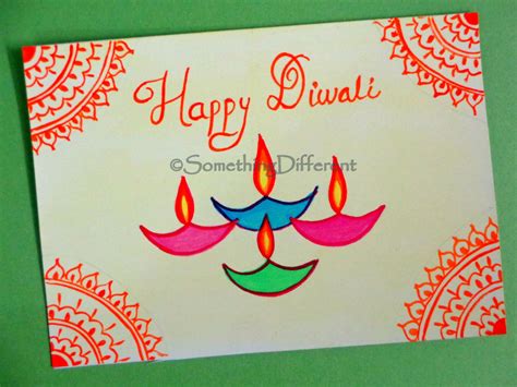 Diwali Greeting Card Making Ideas | Diwali greeting cards, Handmade ...