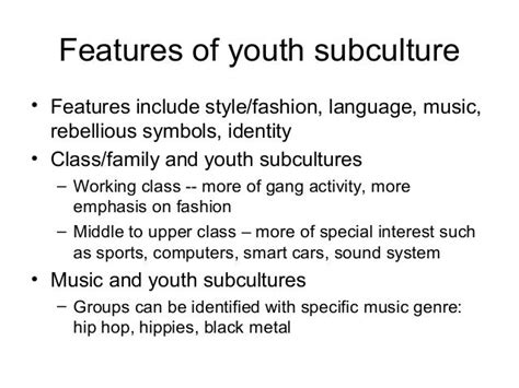 Youth Subculture