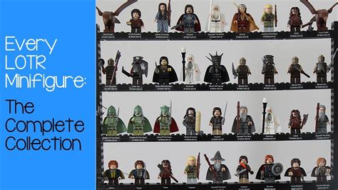 Every Lord Of The Rings Lego Minifigure: The Complete Collection! - YouTube