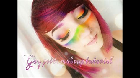 Gay pride festival makeup tutorial - YouTube