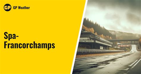 Weather Conditions | Spa-Francorchamps circuit