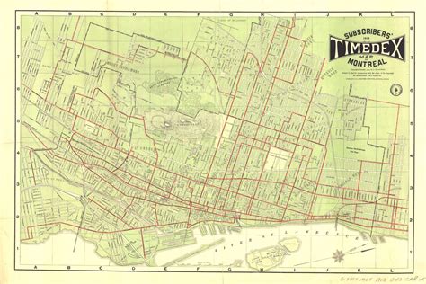 Old Montreal Map