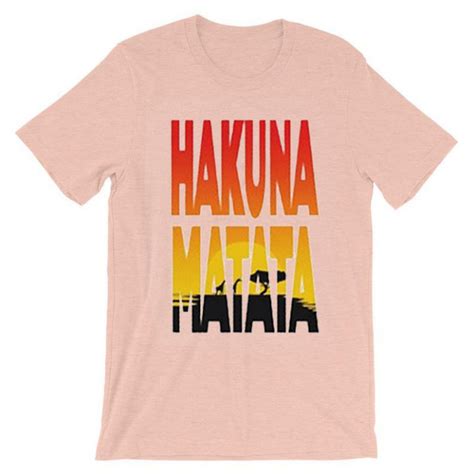 Hakuna Matata Pink Shirt