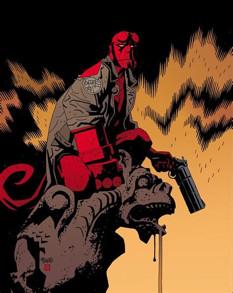 MIGNOLA : HELLBOY | Hellboy comic, Mike mignola art, Hellboy art