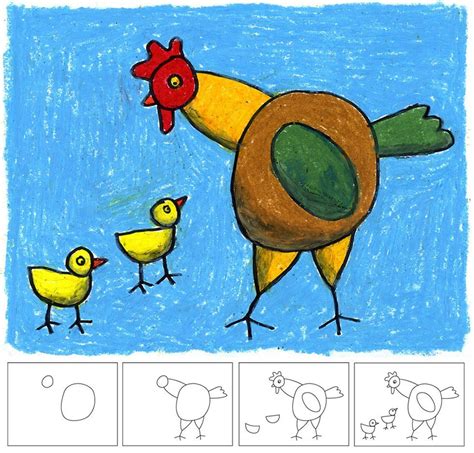 How+to+Draw+Hen+and+Chicks.jpg (JPEG Image, 980x937 pixels) - Scaled ...