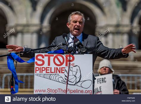 Albany, United States. 05th Apr, 2016. Robert F. Kennedy, Jr., president of the Waterkeeper ...