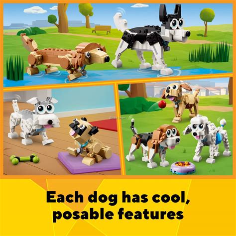 LEGO 31137 Creator Adorable Dogs Building Toy Set