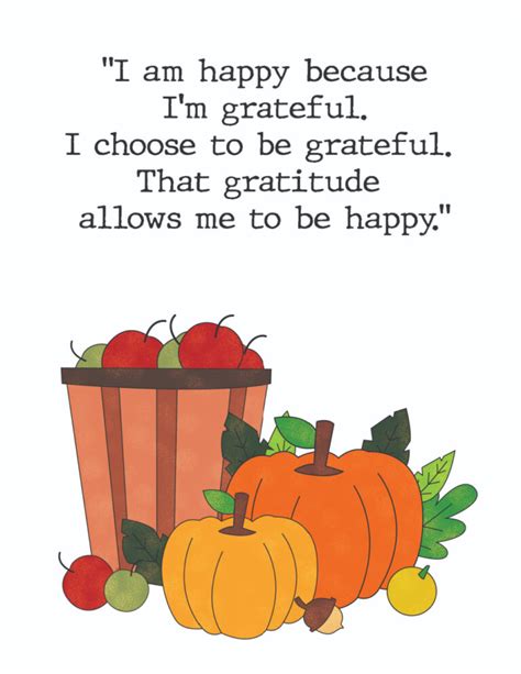 Free Happy Thanksgiving Quotes Inspirational Printables