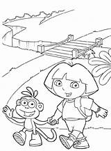Boots And Dora S To Print95a2 Coloring Pages  Cool sketch template