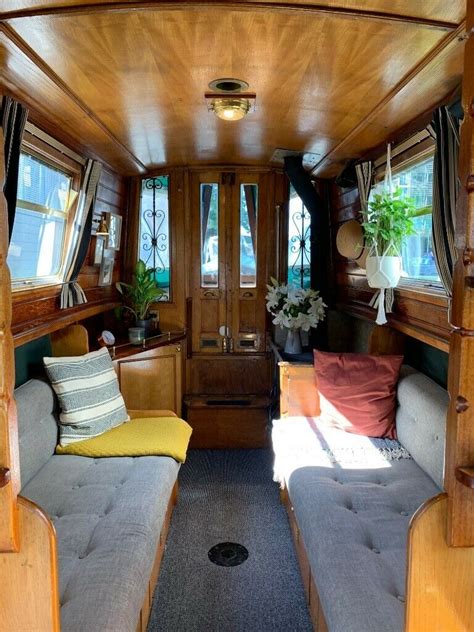 42ft Liveaboard Narrowboat in London | in Camden, London | Gumtree | Boat house interior, Boat ...