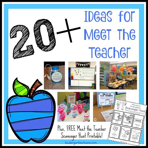 20+ Fantastic & Easy Ideas for Meet the Teacher Night