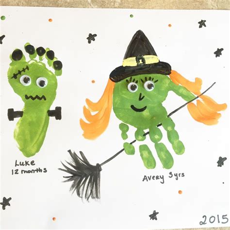 Pin by Jazmyne Stuckey on school age crafts/activitys | Halloween crafts for toddlers, Handprint ...