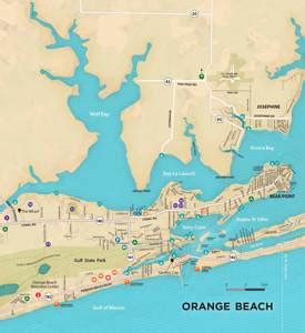 Orange Beach Map | Alabama, U.S. | Discover Orange Beach with Detailed Maps