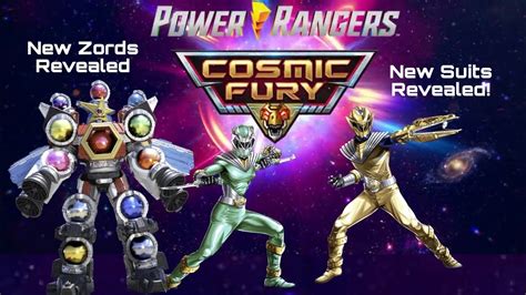 Power Rangers Cosmic Fury Suits and Zords Revealed!! KYURANGER ...