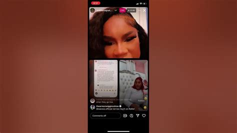 Baddies East l IG live (smiley and Mariah beef) - YouTube