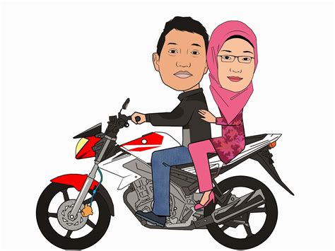 Gambar Kartun Naik Motor Gambar Viral Dan Trend Hd - IMAGESEE