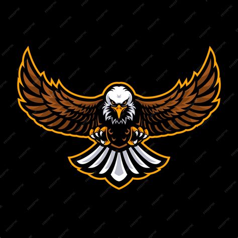 Premium Vector | Eagle logo for a sport team