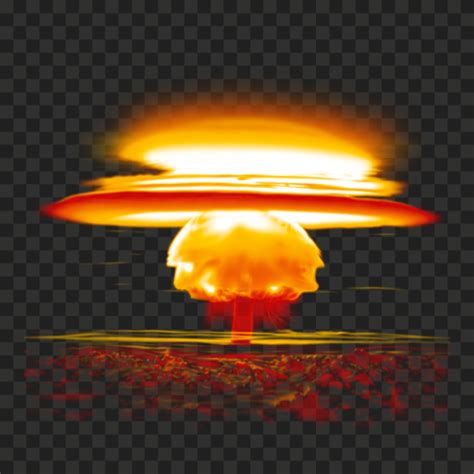 Nuclear Bomb Explosion Fire Image PNG | Citypng