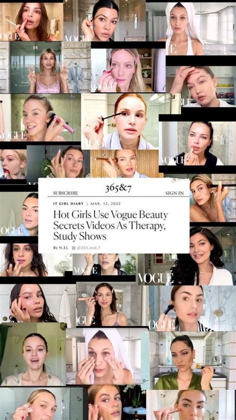 Pin by chloe on Pins by you | Model beauty secrets, Vogue beauty, Vogue