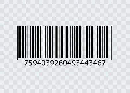 Barcode isolated on transparent background. Vector icon | Graphic design posters, Tshirt ...