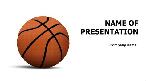 Download free Basketball PowerPoint template for presentation | My Templates Shop