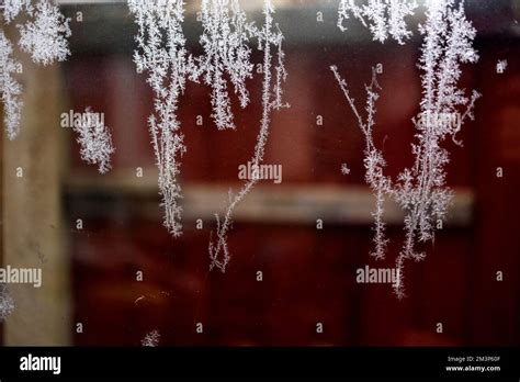 frost on window Stock Photo - Alamy