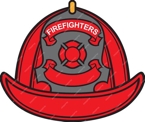 Premium Vector | Firefighter helmet