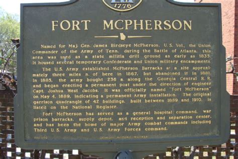 Fort McPherson - Georgia Historical Society