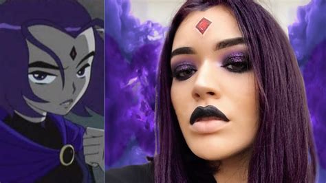 Raven of Teen Titans Halloween Tutorial - YouTube