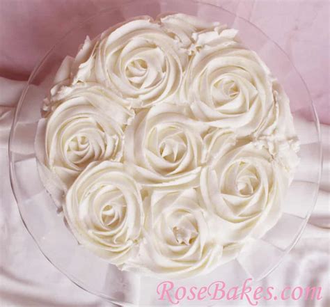 Buttercream Roses Cake - Rose Bakes