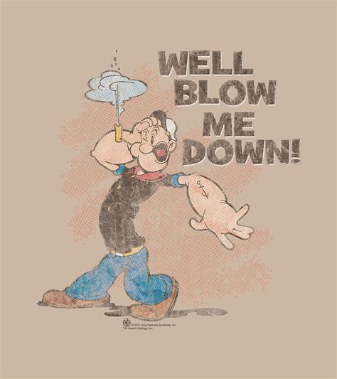 Popeye - Blow Me Down Digital Art by Brand A - Fine Art America