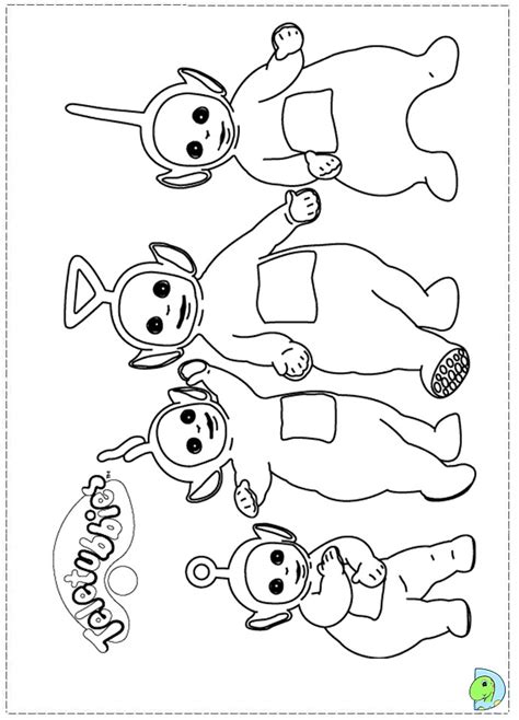 Teletubbies Coloring page- DinoKids.org