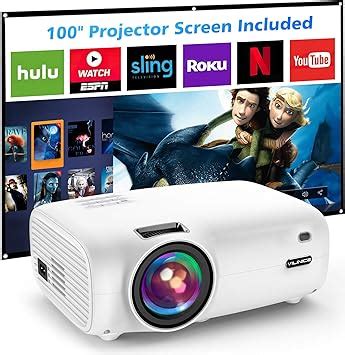 Mini Projector, VILINICE Projector with Screen 5500: Amazon.co.uk: Electronics