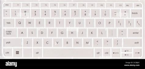 standard american qwerty keyboard for personal computer Stock Photo - Alamy