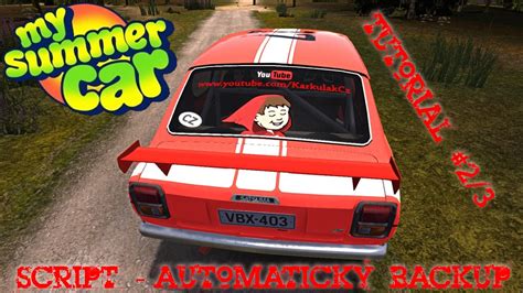 My summer car | Jak na to tutorial - #1/3 - Zadní okno [cz/sk] - YouTube