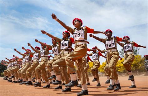 Agniveer women personnel during training