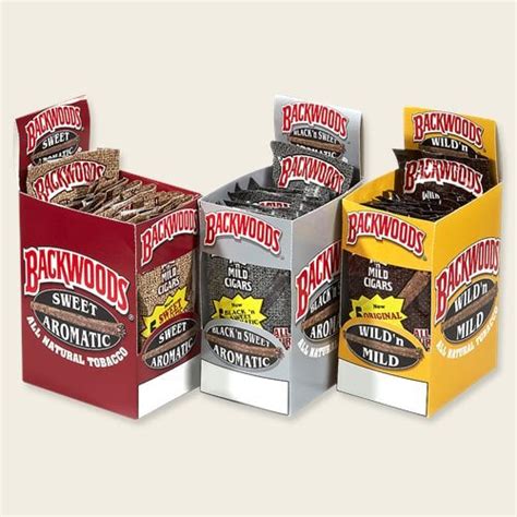 All Backwood Flavors - Backwoods Honey Bourbon Cigars (8 Packs Of 5) - Natural : Backwoods ...