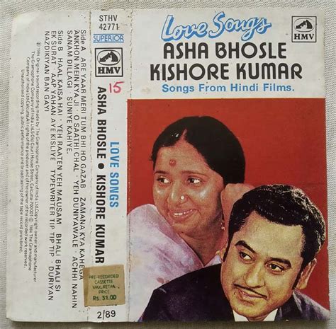 Love Songs Asha Bhosle Kishore Kumar Hindi Audio Cassette - Tamil Audio CD, Tamil Vinyl Records ...