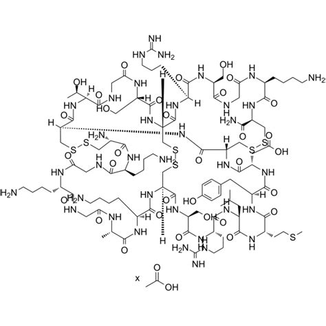 Ziconotide acetate (SNX-111 acetate) | CAS 914454-03-8 | AbMole ...