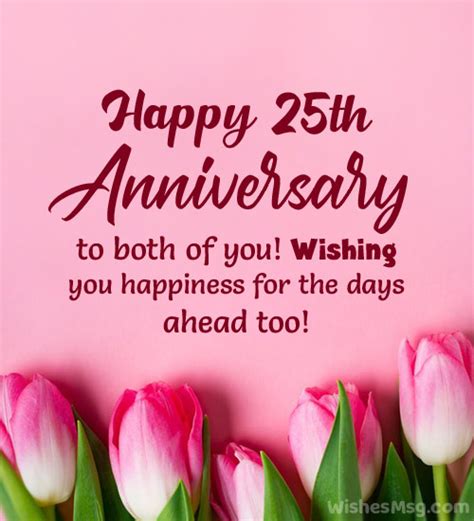 25th Wedding Anniversary Wishes And Messages WishesMsg, 40% OFF