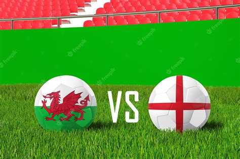 Premium Photo | Wales versus england in stadium