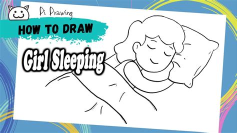 How to Draw Girl Sleeping - YouTube