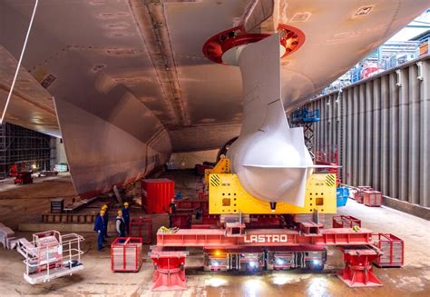 Photos: Odyssey of the Seas has new propellers installed at shipyard ...