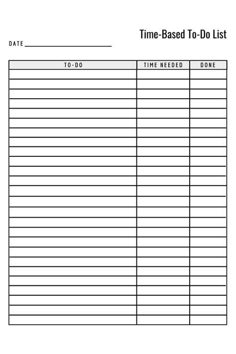 Printable Time Management Template | Time management tips, Management ...