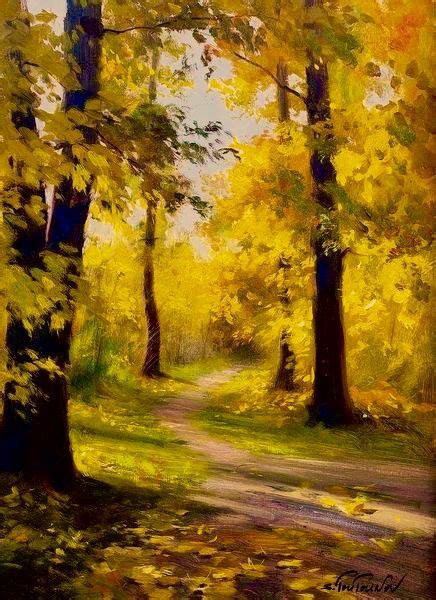 Pin on Painted Autumn | Landscape art, Landscape paintings, Autumn scenery