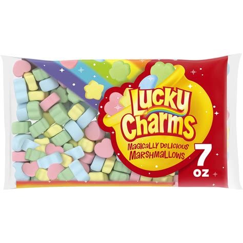 Jet-Puffed Lucky Charms Shaped Magically Delicious Marshmallows, 7 oz Bag - Walmart.com ...