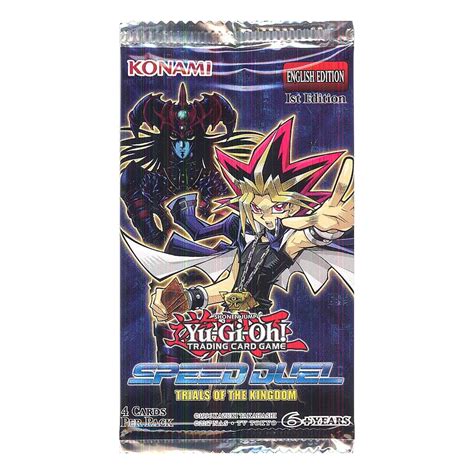 Yu-Gi-Oh Cards - Speed Duel: Trials of the Kingdom - Booster PACK (4 Cards) - Walmart.com ...