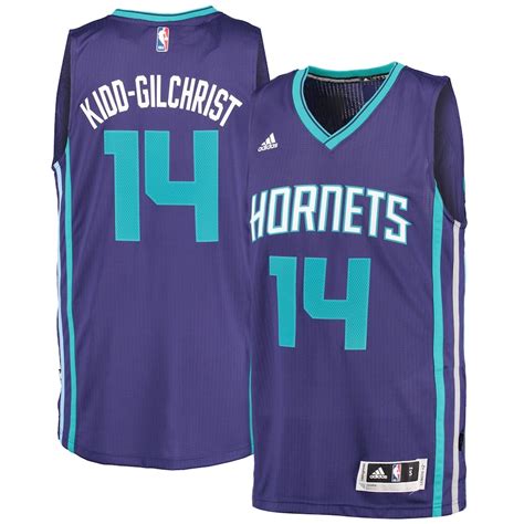 Men's adidas Michael Kidd-Gilchrist Purple Charlotte Hornets Player ...