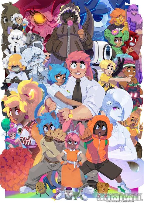 Gumball Gijinka Poster || Tovio Rogers (@TovioR) | Twitter | World of ...